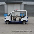 High Quality 4 Seats Closed Style Street Laminated Glass Electric Police Patrol Car